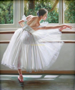 Dancing Ballet Painting - Ballerina Guan Zeju28